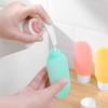3pcs-Reusable Bottle Set, Soft Silicone Lotion Container, Extrusion Tube, Empty Bottle, Portable Travel Shampoo Bottle
