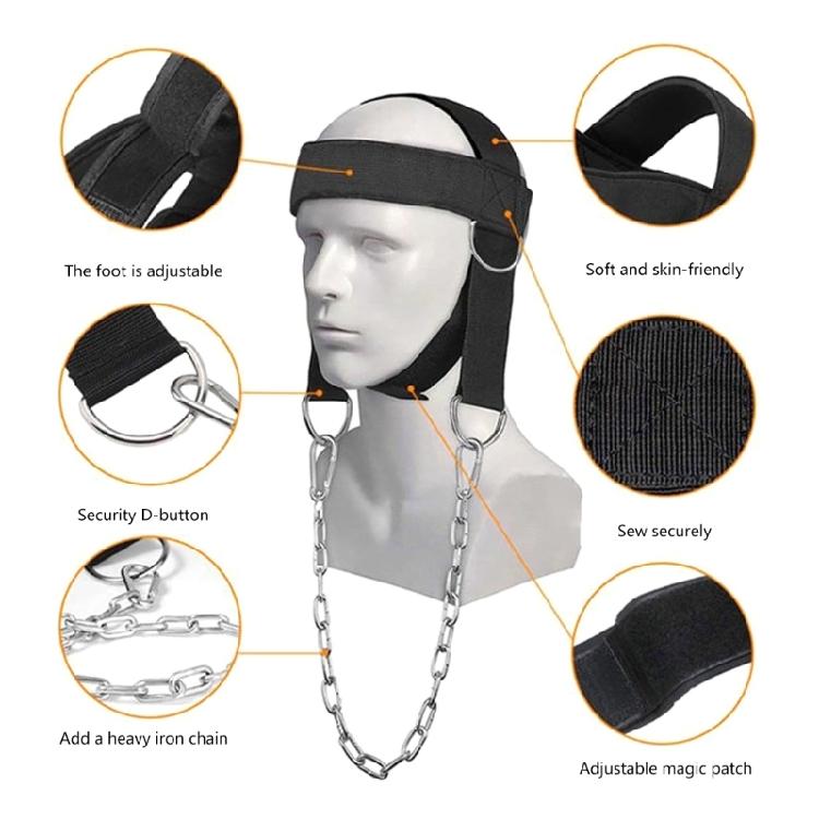 Neck Harness for Gym Weight Lifting Training, Neck Exerciser Padded Neck Builder