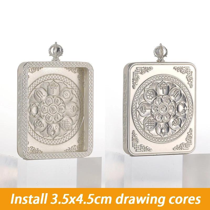 Ciondoli Buddha Tibetani Ciondoli Scatola Ciondolo Donna Ciondolo per Collana Coppia Regalo Vacanza Moderno Creativo Tradizione Lega Fatto a Mano Ciondolo Ornamenti Figurine