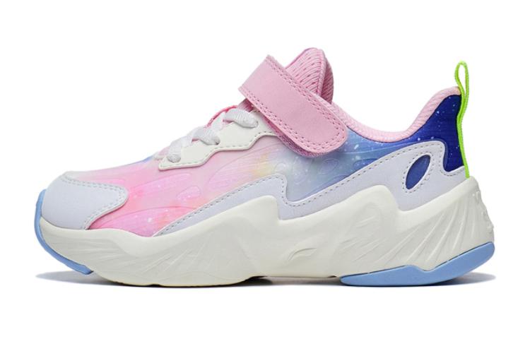Li Ning YOUNG Night Elf 3.0 Glow in The Dark Cushioning Rebound Low top Kids Running Shoes Pink Kids YKNT088-4 26