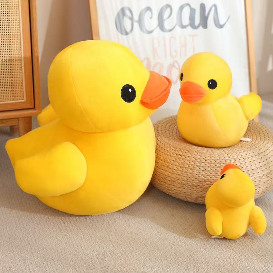 Big Yellow Duck Mini Plush Dolls Toy Cute Soft Cartoon Stuffed Animal Toys Birthday Gifts for Children Kids Baby Festival Girl