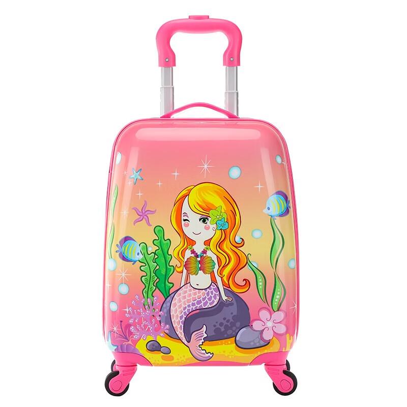 NaughtyChild Kids 18-inch Spinner Carry-On Luggage