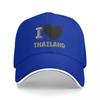 I Love Thailand Baseball Caps Snapback Baseball Hats Breathable Casual Casquette Outdoor Unisex