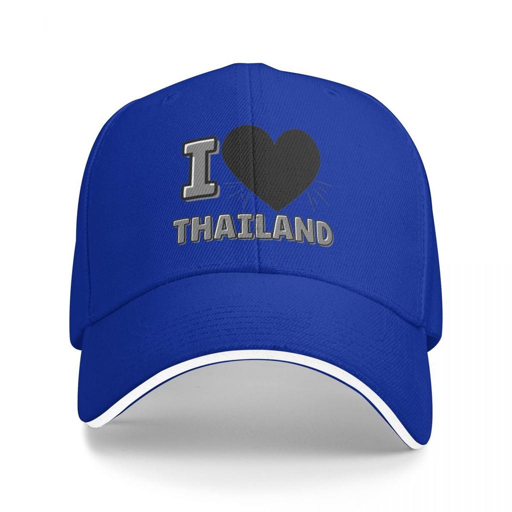 I Love Thailand Baseball Caps Snapback Baseball Hats Breathable Casual Casquette Outdoor Unisex