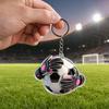 Schlüsselanhänger Anhänger, Fußball Torwart Handschuhe Ball Design Schlüsselanhänger, Schlüsselhalter Realistisches Sport Zubehör für Fans Rucksack