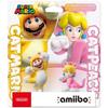 Amiibo Figure - Cat Mario & Peach Chat • Collection Super Mario