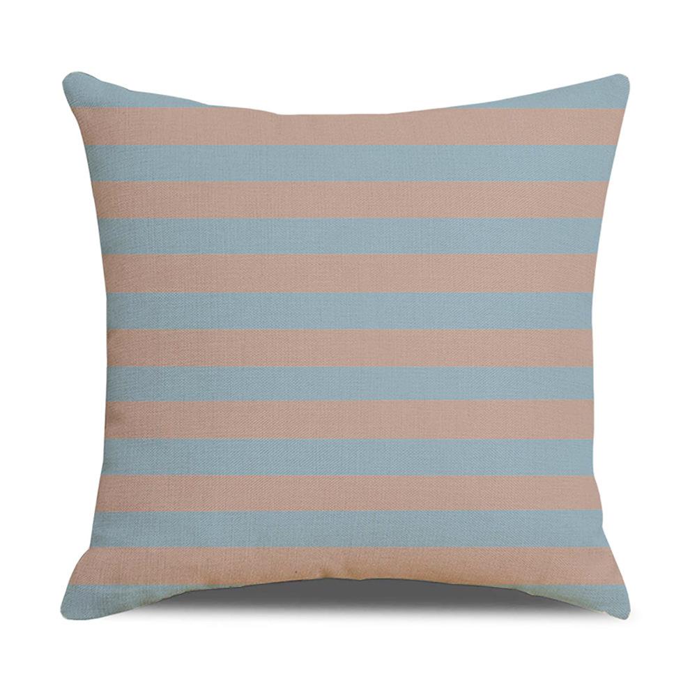 Nuova Copricuscino Decorativo Nordic Moderno Semplice in Lino Copricuscino per Divano con Motivo Geometrico