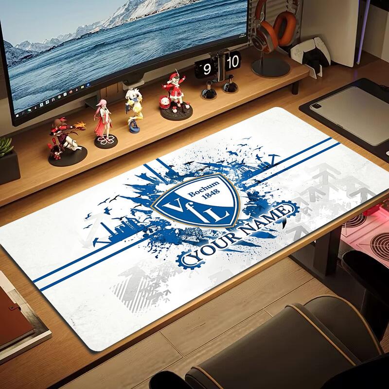 VfL Bochum 1848 Print Cushion Non-slip Laptop Tablet Big Mousepad XXL Mat Mini PC Playmat With Lock edge