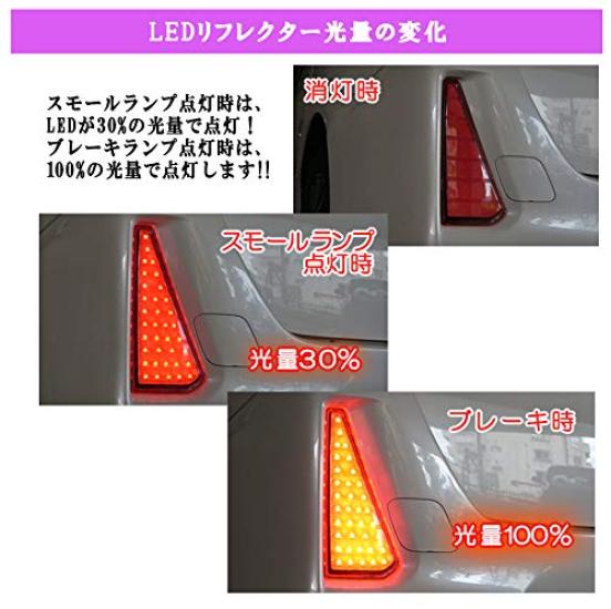 Power Outlet Connector LED Reflector Set for with Si ZS Kirameki Aero Grade Reflective & Noah/Voxy (80 Series, Early/Late Models) (Includes Function)