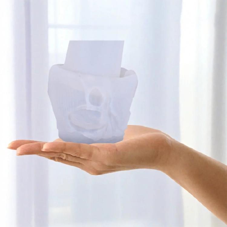 Flexible Lotuses Flower Mold For Homemade Jewelry Boxes And Cement Art Candle Holder Mold Jewelry Organiser Mold