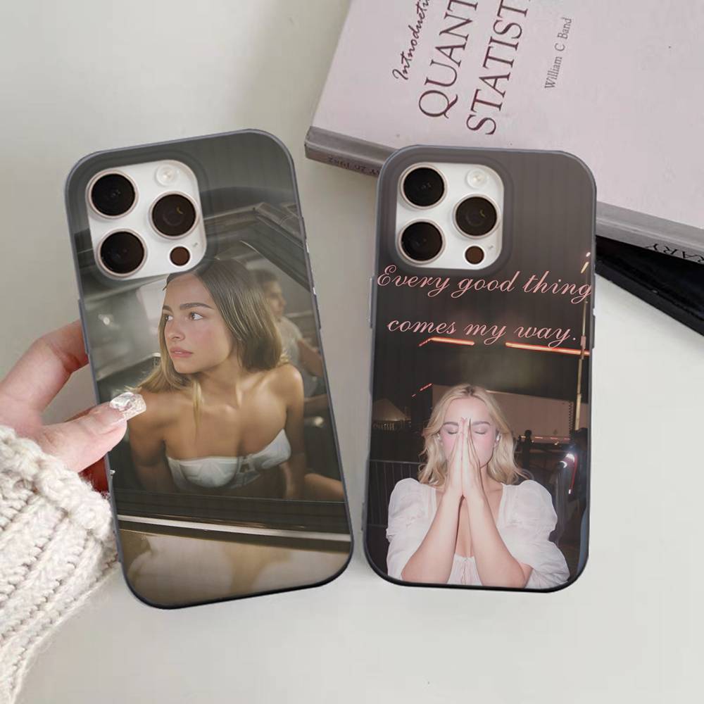 A-Addison Rae Soft Corrugated Transparent Phone Case For IPhone 17 15 16 11 12 13 14 Pro Max Plus Pro