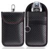 Car Key Protection Bag Carbon Fibre Keychain for Keyless Go Protection RFID Remote Key Shielding Car Key Pouch