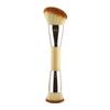 Doppelendiger Make-up-Pinsel: Schräger, Runder, Kontur- und Flacher Foundationpinsel - Einzelner Pinsel