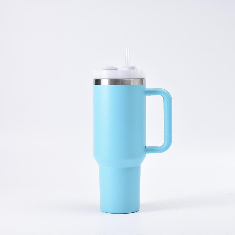 Kuangjie 40oz Ice Buster Becher, Großer 304 Edelstahl Isolierter Griffbecher
