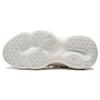Li Ning Honig Dämpfung Rutschfest Abriebfest Unterstützung Niedrig geschnitten Klobige Sneaker Damen Elfenbein AGCT126-1