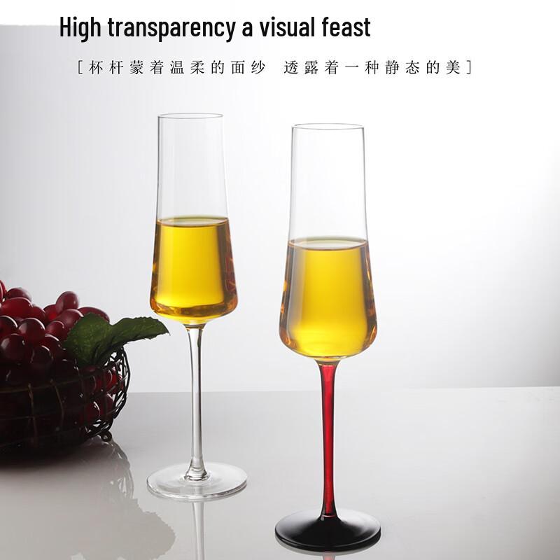 Elegant Waist-in Red Wine Glass
