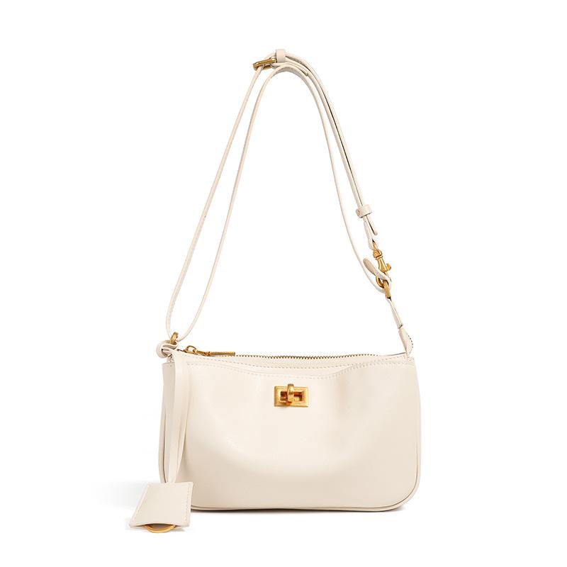 

Новая весенняя сумка под мышкой Rodeo Lock, универсальная мини-сумка-багет в виде локомотива, кожаная на плечо, маленькая квадратная сумка 23*5*13