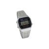 Casio VINTAGE Series-A168 Retro Small Silver Nugget Waterproof Quartz Movement Stainless Steel Strap Japanese and Korean Watch Men's Watch A168WA-1W