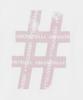 BEENTRILL Women'S Vintage Hashtag Short Sleeve T-Shirt (Off-White)