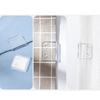 2/4/8 Piezas Clips Multiusos para Cortina de Ducha Montaje Sin Herramientas Baño A Prueba de Viento Autoadhesivos Soportes para Protector de Salpicaduras de Ducha