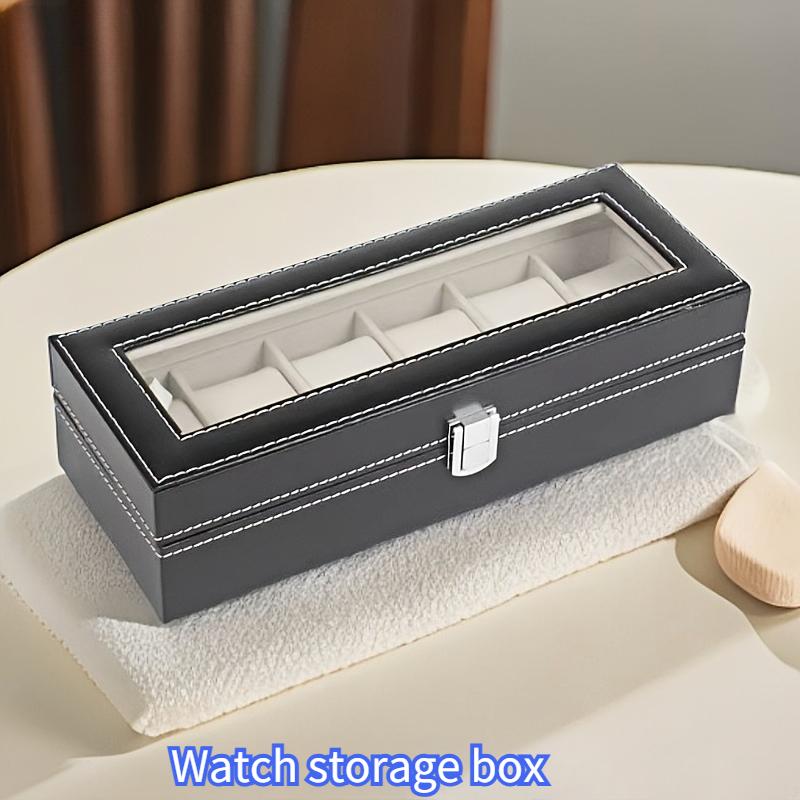 Hot Selling and Popular Watch Box, High-end Watch Storage Box for Business People, Exquisite Visual Watch Storage Box, PU Leather Dustproof