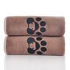 Cross-border Pet Microfiber Embroidered Absorbent Towel