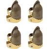 Finger Protector Thimble Ring Pins Needle Cushion Handworking Antique Metal Finger Protector Sewing Accessories
