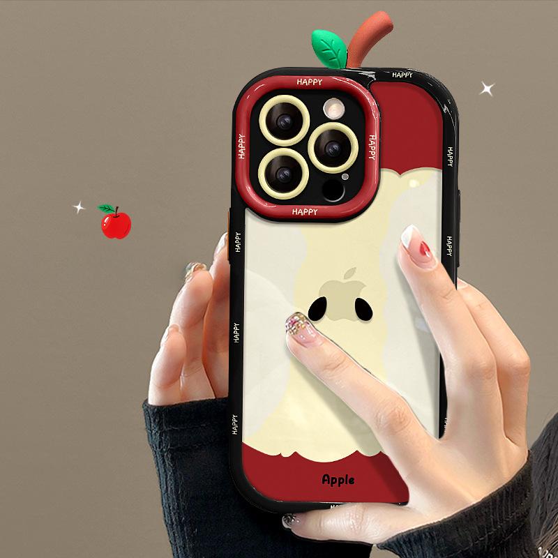 Apple Core Bracelet Suitable for Apple 16 Promax Mobile Phone Case 13 High-end Niche 15 Fine Hole 14 Anti-fall Huawei