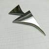 For Kia Sportage 4 2016 2017 2018   ABS Chrome Rear Window Spoiler Side Wing Triangle Cover Trim External Accessories