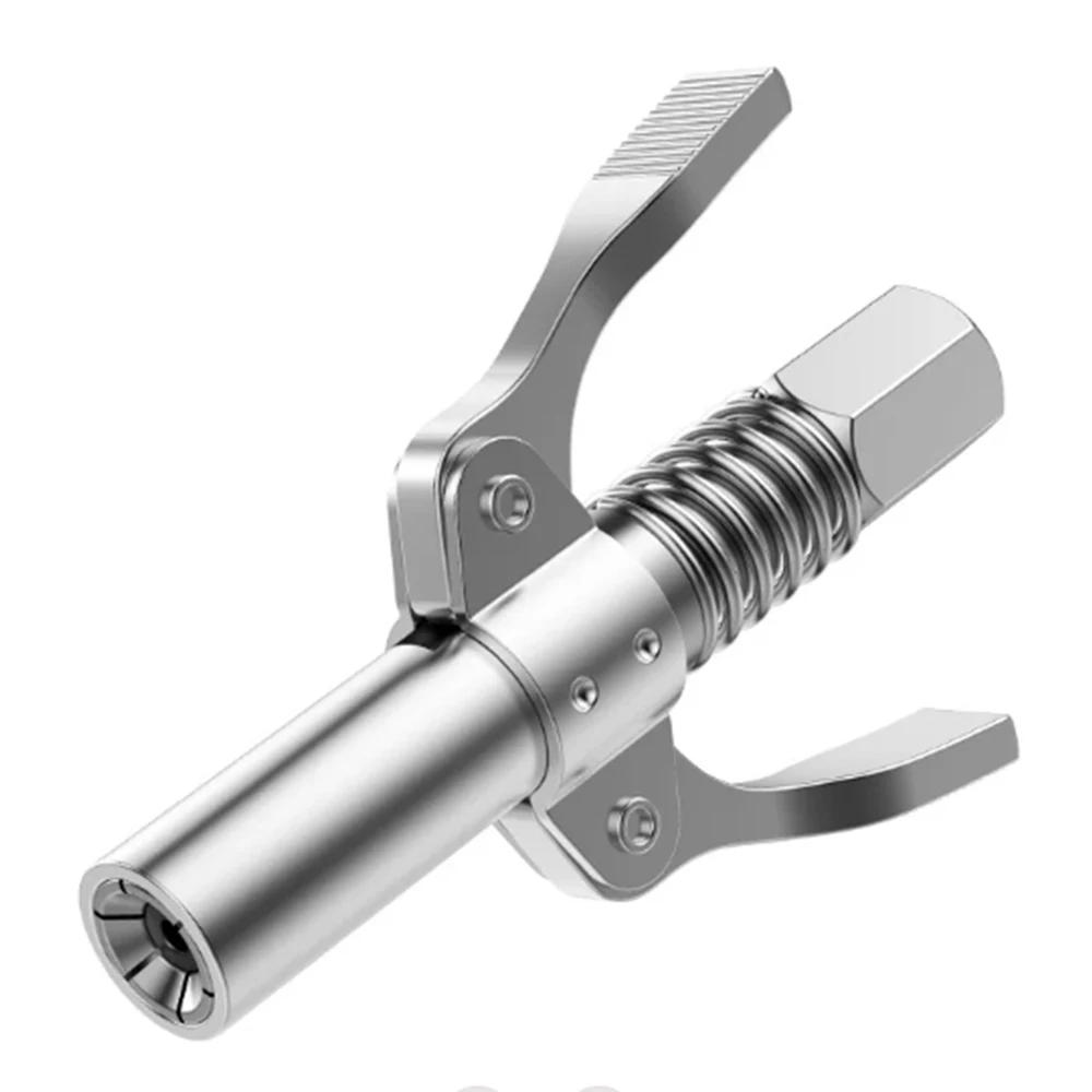 10000PSI NPTI/8 Quick Release Car Grease Gun Coupler Oil Pump Syringe Lubricant Tip Nozzle for Repair Automotive Maintenance Too