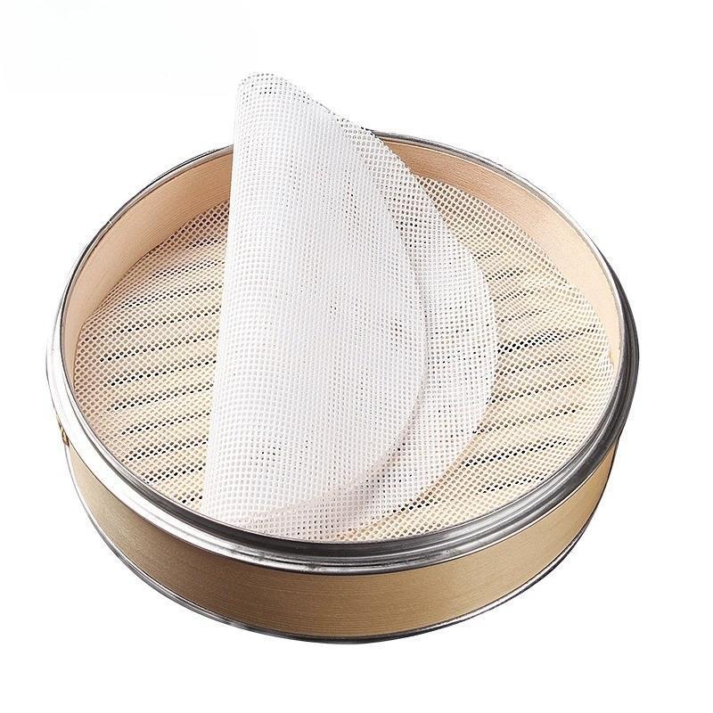 Non-stick Steamer Mat Dim Sum Tool Food Grade Silicone Reusable Restaurant Kitchen Mat Steamer Mat Kitchen Cooking Accessories