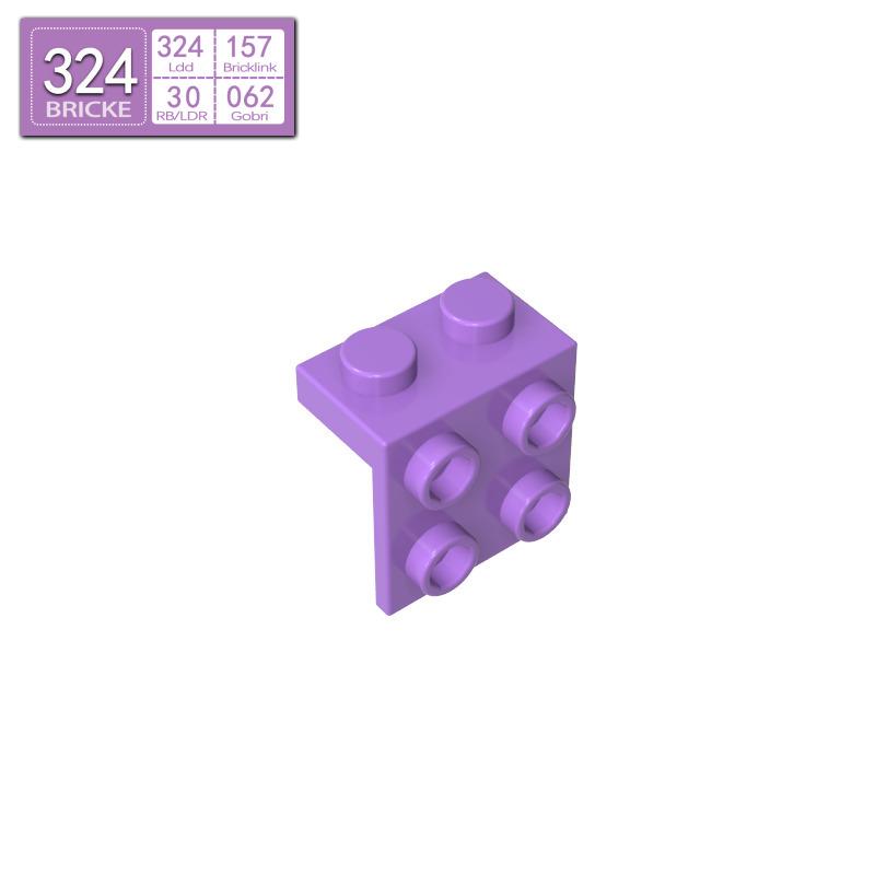 BRICKE Building Blocks Bracket 1x2-2x2 Compatible with Lego 44728 92411 21712 86644 indivual