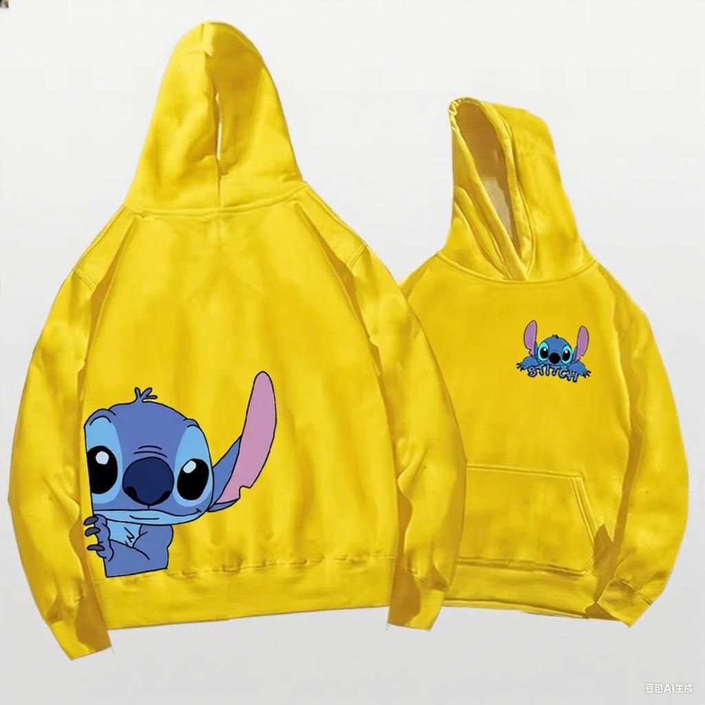 Disney Parent-child Clothing Anime Multi-color Optional Hoodie Unisex Couple Top Jacket Winter Clothing Women's Gothic Hoodie