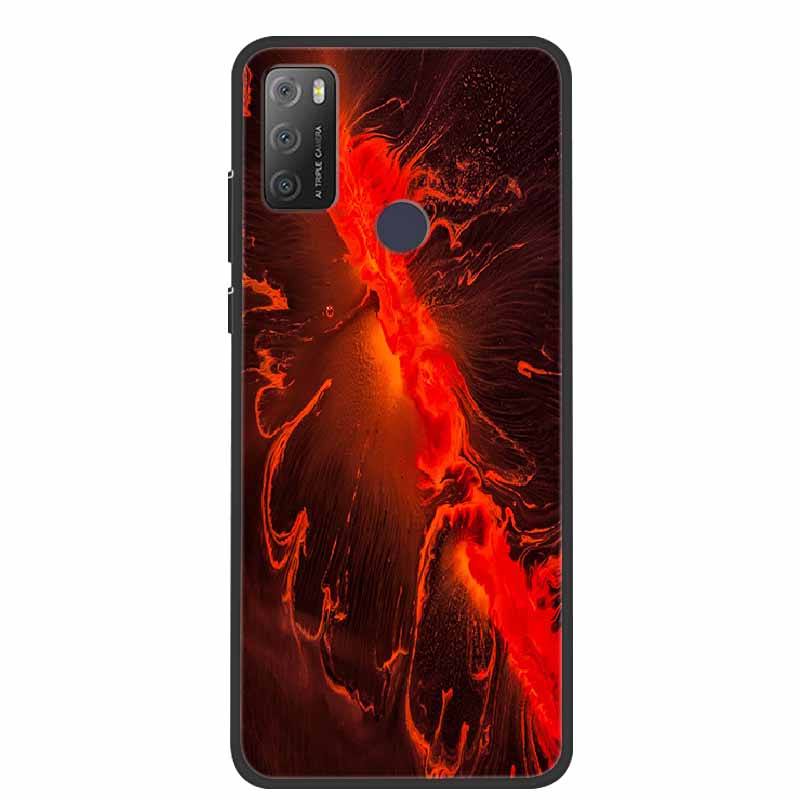 For Alcatel 1S 2021 Case Silicone Waterproof TPU Soft Phone Case For Alcatel 1S 1 S 2020 Capa Cartoon Coque Funda For 1SE 2020