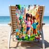Ultra-Soft Beach Towel with Roblox Theme,Ideal for Pool - Camping, Diving - Perfect Travel Essential, Vibrant Beach Towel.