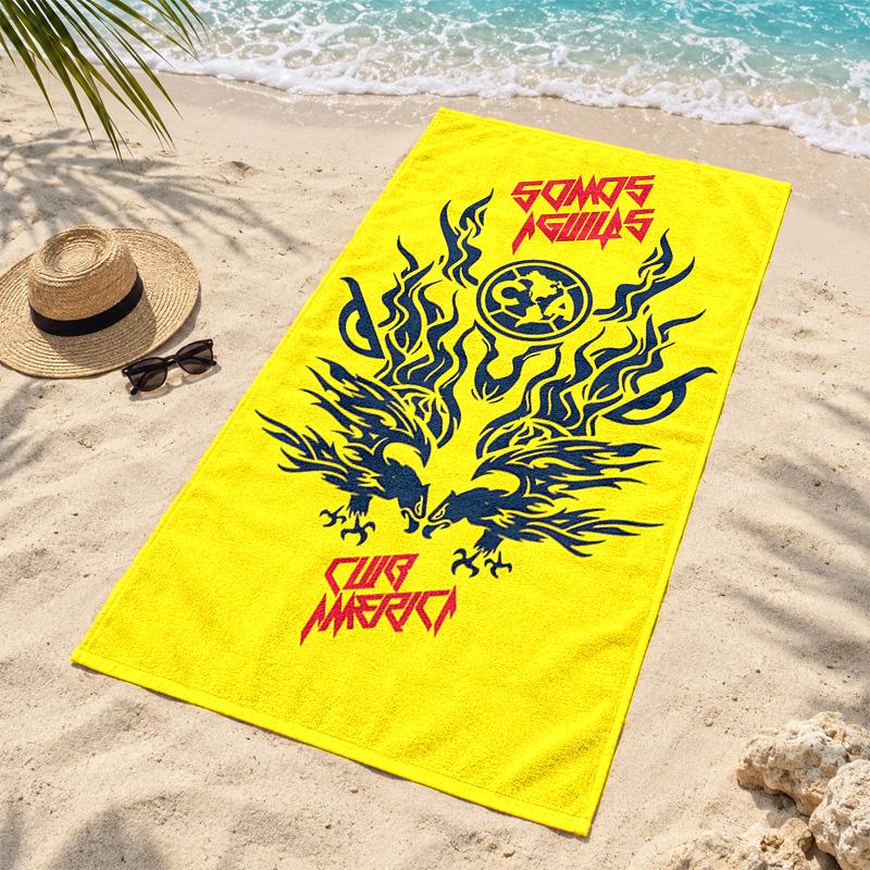 Club America Microfiber Beach Towel Quick Dry Sand Free Lightweight Beach Towels for Travel Swimming Camping