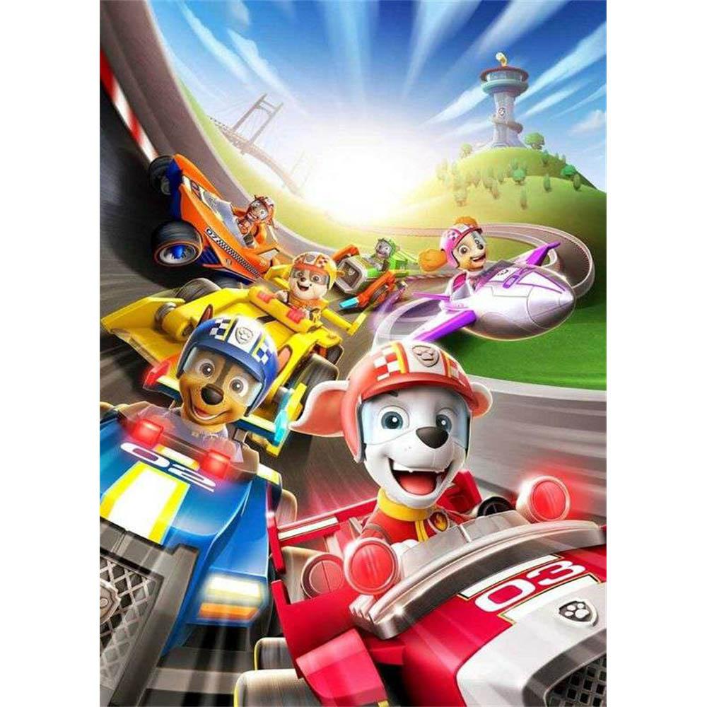 Kreskówkowy Piesek Disneya Malowanie Diamentami 5D DIY Wzór Artystyczny Drukowany Zestaw Puzzle Płótno Mozaika Ścieg Haft Domowy Dekor