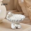 Photogenic Jewelry Display Tray Storage Tray, Creative Seashell Shapes Plastic Trays, Elegant Vintage Style Organizer Earrings Ring Plates,