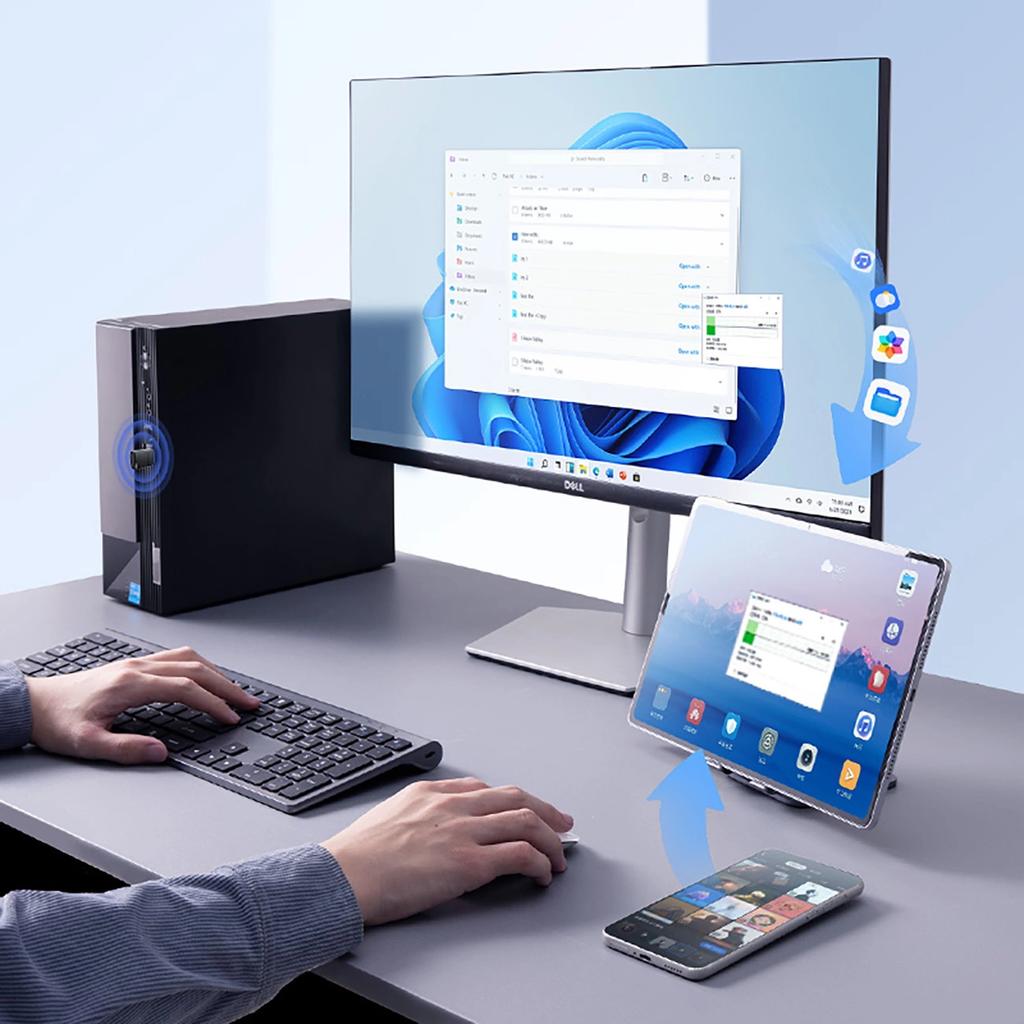 Adapter Bluetooth Baseus Encok Ba04+ Bluetooth 5.4 - Czarny