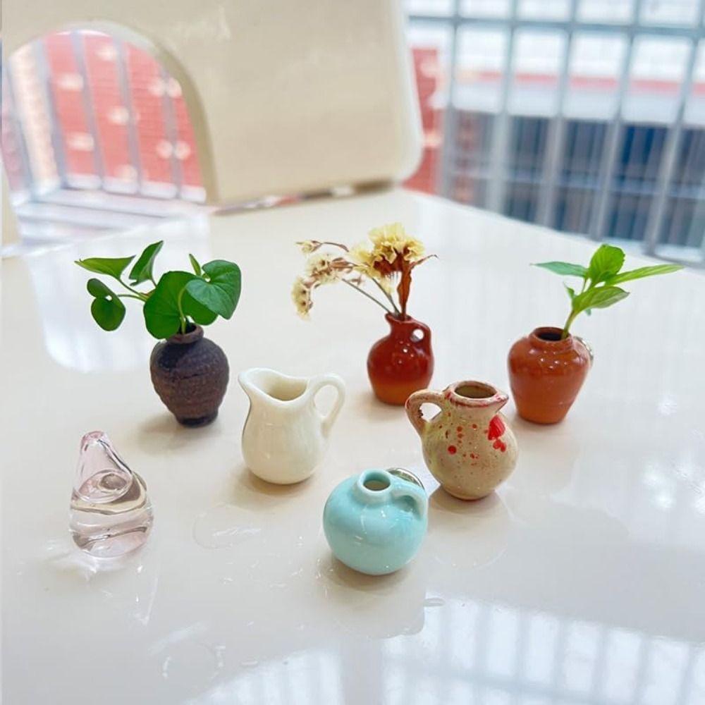 Durable Vase Magnets for Fridge Simulation Flower Vase Mini Plant Fridge Magnet  for Fridge