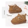Thickened Lamb Fleece Warm Soft Sole Unisex Toddler Winter Snow Boots
