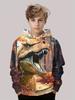 Boys' Hoodies Dinosaur 3d Print Autumn Long Sleeve Tops Pullover Baby Boy Clothes Sweatshirt Outdoor Causal Children's Clothing