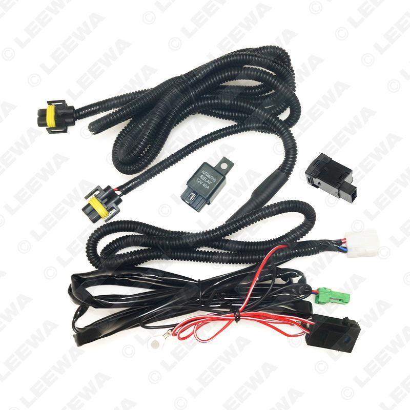 Nissan 5-Pin Fog Light Switch & 12V H11 Wiring Harness for DRL