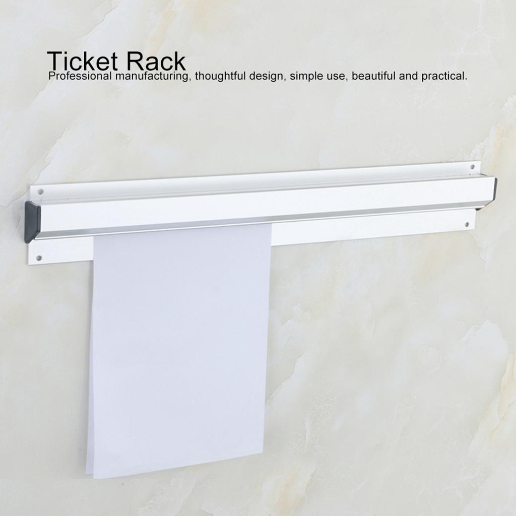 Aluminum Alloy Bill Folder, Wall Mounted Bill Holder, Stable and Convenient for Organizing Bills, 50cm