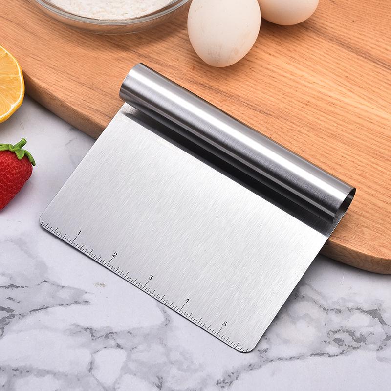 Stainless Steel Dough Cutter & Scraper Baking Tool