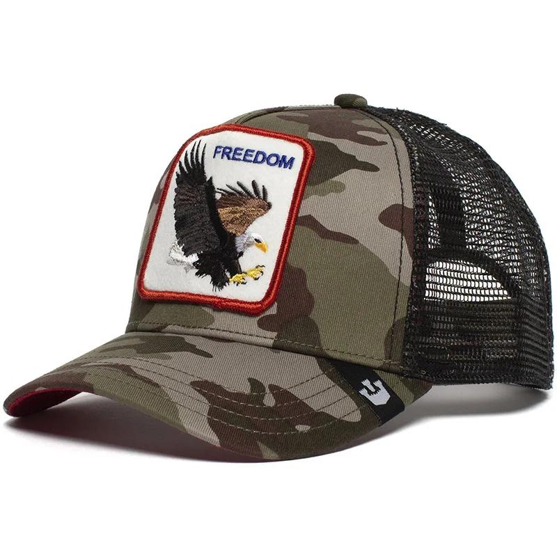 Cappellino da baseball ricamato con bastoncino di animale per appassionati di animali sia maschi che femmine, cappello da camionista, protezione solare e ombreggiatura