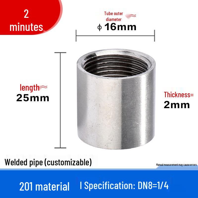 

304 Stainless Steel Internal Thread Male Coupling for 1/2 & 3/4 Pipes