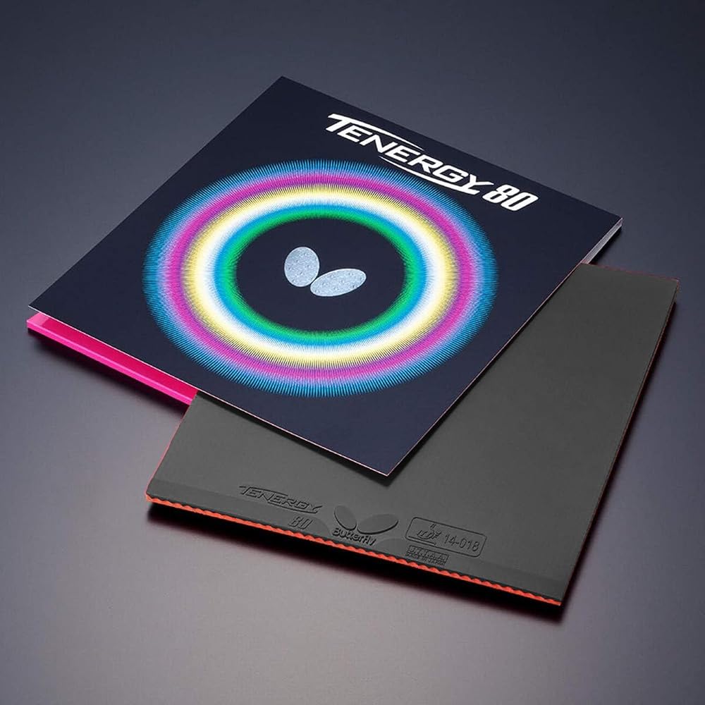 Butterfly Tenazi 80 FX Black Table Tennis Rubber 2.1mm Thickness