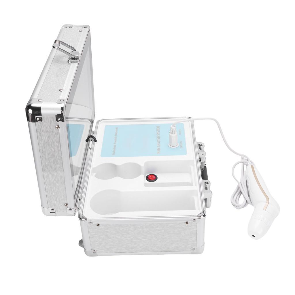 12 Inch Skin Scalp Detector with Remote Control Rechargeable Hair Follicle Detector 50X 200X Scalp Tester Magnification for Nails Hair GB Plug