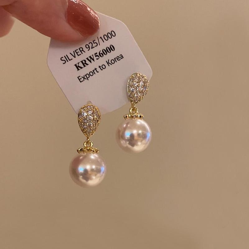 Летние серьги женские легкой роскоши 1 pair